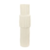 VASE NGBO XL RIBBED CERAMICS CREAM 75